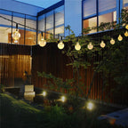 Solar LED Ball String Lights 5M IP65 Waterproof Holiday Decor