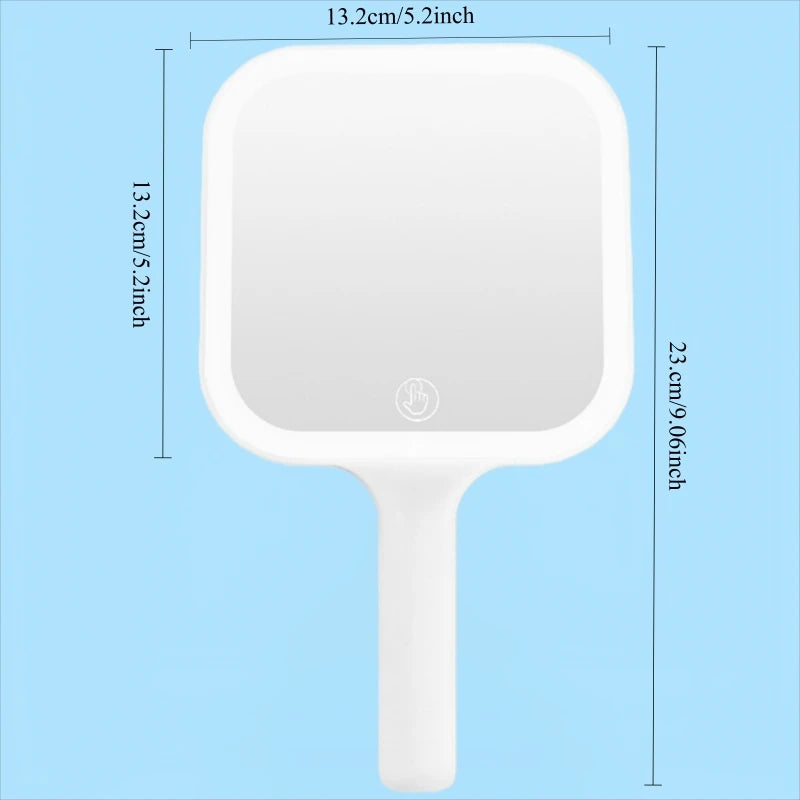 Niche Modern LED Makeup Mirror with Touch Control and Three Light Colors