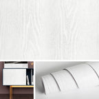 PVC Vinyl Wood Grain Wallpaper Self-Adhesive Waterproof 60cm Roll
