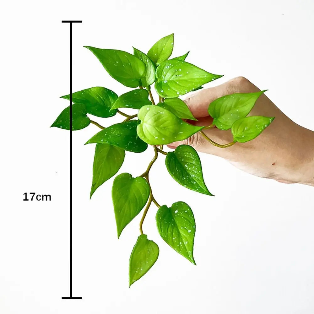 Artificial Mini Copper Coin Grass Plant for Decor