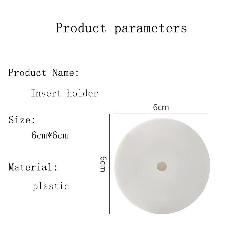 Wall-Mounted Plug-In Retainer – ABS Plastic Storage Holder for Home & Office