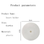 Wall-Mounted Plug-In Retainer – ABS Plastic Storage Holder for Home & Office