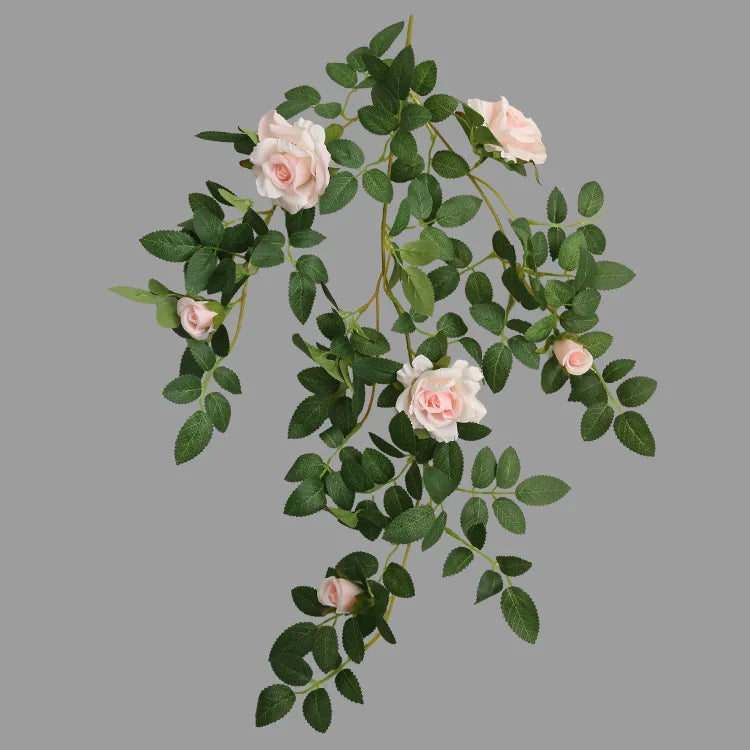 66cm Artificial Silk Rose Vine Indoor Wedding & Party Decor