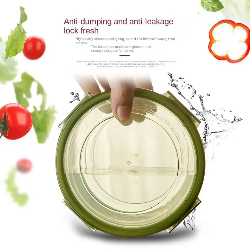 Transparent Plastic Refrigerator Storage Box – Multi-Size 200–1800 ml