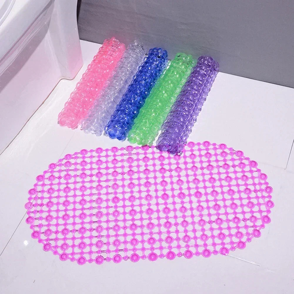 Non-Slip Suction Cup Bath Mat – Anti-Skid Massage Bathroom Mat for Shower & Bathtub, 38x68cm