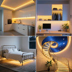 COB LED Strip Light 288 LEDs/M 220V AC IP67 Waterproof Warm/Natural/White