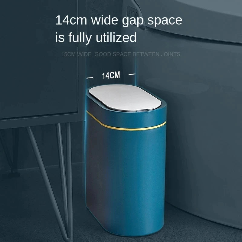 7L Smart Sensor Trash Can Automatic Touchless Household Kitchen & Bathroom Waterproof Bin