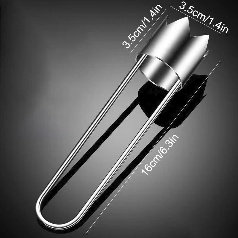 Stainless Steel Fruit Corer – Apple & Pear Core Remover Tool (16cm)