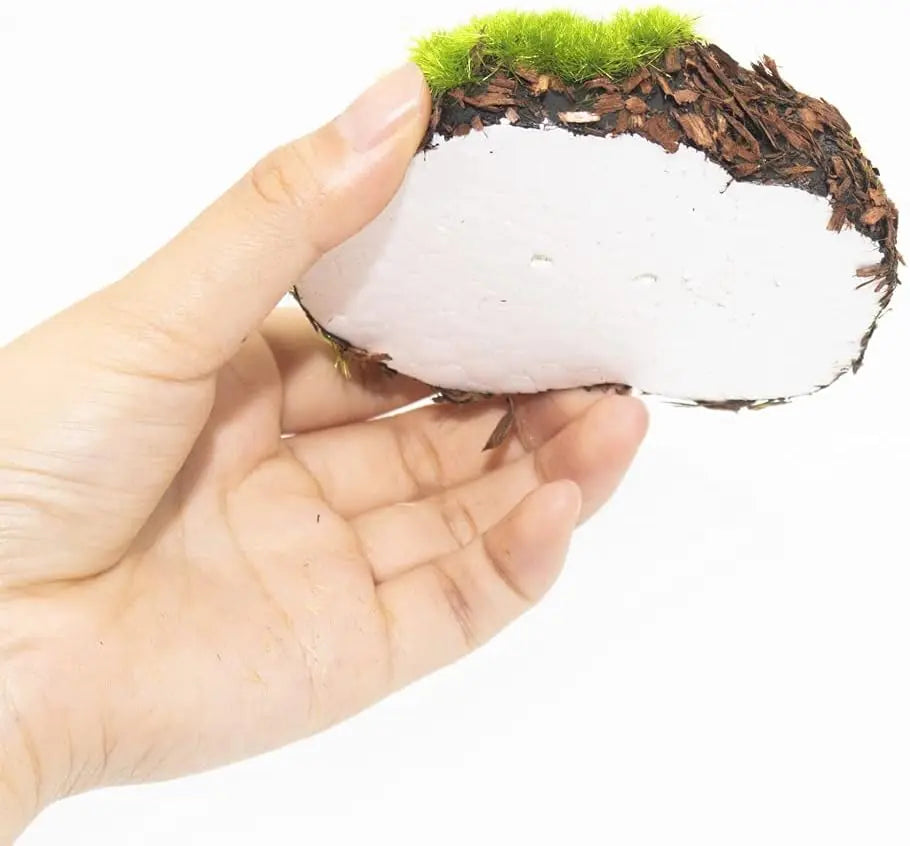 6PCS Artificial Moss Rocks for DIY & Garden Decor