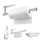 Adhesive Stainless Steel Toilet Paper Holder Wall-Mount Tissue Rack Bathroom Accessories