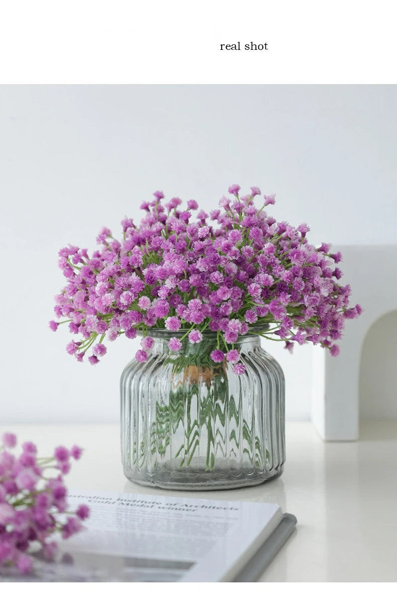 Artificial Silk Gypsophila Flower Indoor Bridal Shower & Event Decor