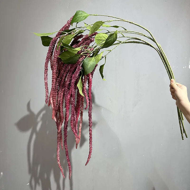 Elegant Artificial Hanging Vine Foam Berry Decor