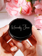 Personalized Colorful Laser Engraved Makeup Mirror for Special Occasions