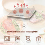 Air Fryer Disposable Parchment Paper – Non-Stick, Eco-Friendly Liners