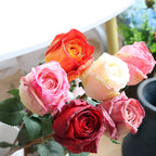 Artificial Silk Rose Flower Indoor Bridal Shower & Event Decoration