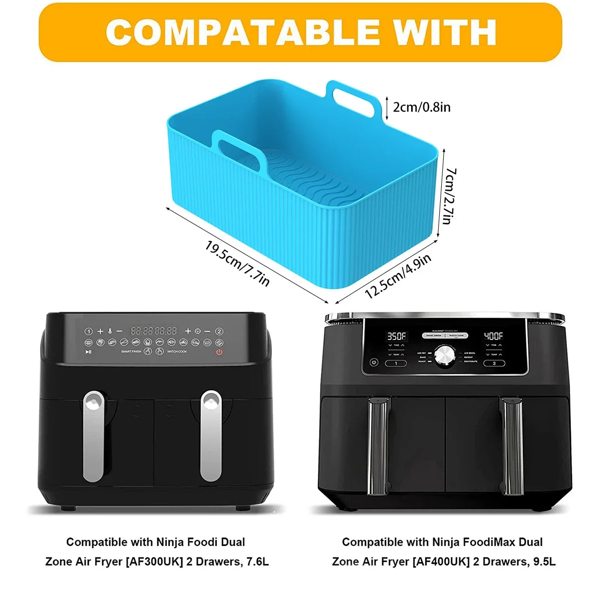 Eco-Friendly Air Fryer Silicone Liner – Reusable & Heat-Resistant