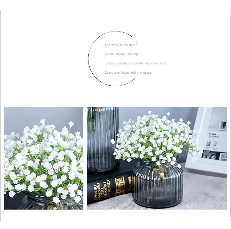 Artificial Silk Gypsophila Flower Indoor Bridal Shower & Event Decor