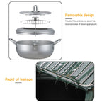 Eco-Friendly 24cm Aluminum Alloy Frying Pan – Non-Coating & Durable