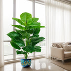 100cm Lifelike Artificial Palm Tree – 18 Leaves (1pc)