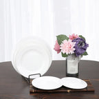 Round White Melamine Dish – Durable Plate for Home, Restaurant, Kitchen