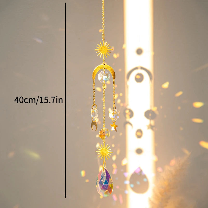 Crystal Dreamcatcher Sun Catcher Wall & Garden Hanging Decor