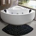 Curved Thickened Bathroom Mat – Absorbent Non-Slip Shower & Toilet Floor Mat