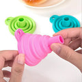 Folding Silicone Funnel – Mini Kitchen Oil & Liquid Dispenser