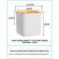 Self-Watering Nordic Style Square Flower Pot