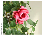 66cm Artificial Silk Rose Vine Indoor Wedding & Party Decor