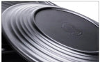 CERAMICS Round Plastic Plate – Solid Color Durable Tableware