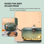 Eco-Friendly 24cm Aluminum Alloy Frying Pan – Non-Coating & Durable