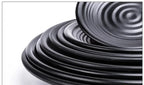 CERAMICS Round Plastic Plate – Solid Color Durable Tableware