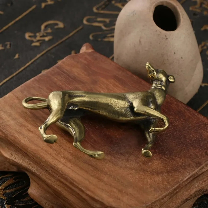 Vintage Brass Animal Miniature Copper Figurine Home Decor
