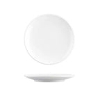 Round White Melamine Dish – Durable Plate for Home, Restaurant, Kitchen
