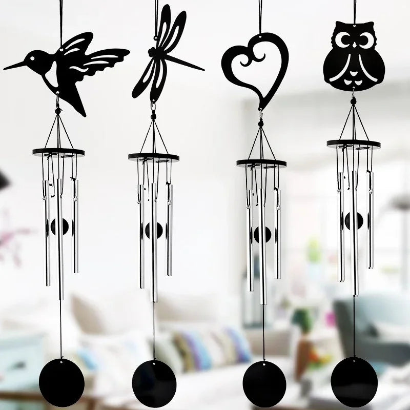 Personalized Metal Hollow Handicraft Pendant for Home Use Creative Multi Tube Music Wind Chime Decoration Holiday Surprise Gifts