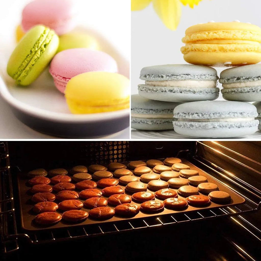 Fodeliake Silicone Macaron Mold – Non-Stick Baking Mat