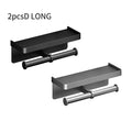 Aluminum Toilet Paper Holder Wall Mount with Shelf & Phone Stand