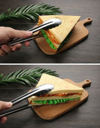 Eco-Friendly Stainless Steel Kitchen Tongs – Food Clip & BBQ Tool