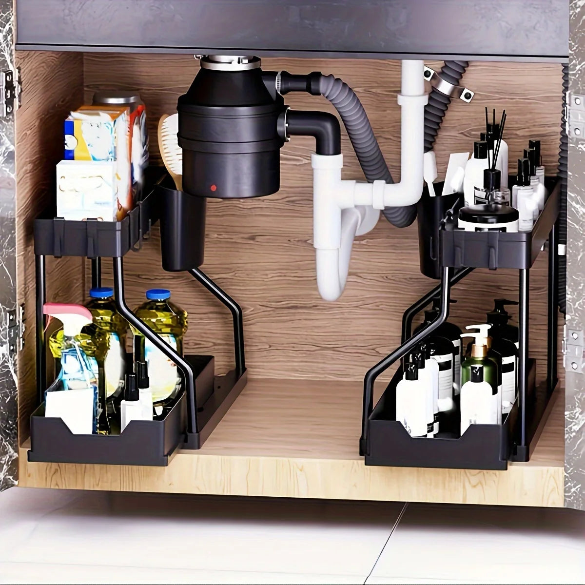 Polyester Drawer Organizer – Multi-Purpose Storage with Drawers
