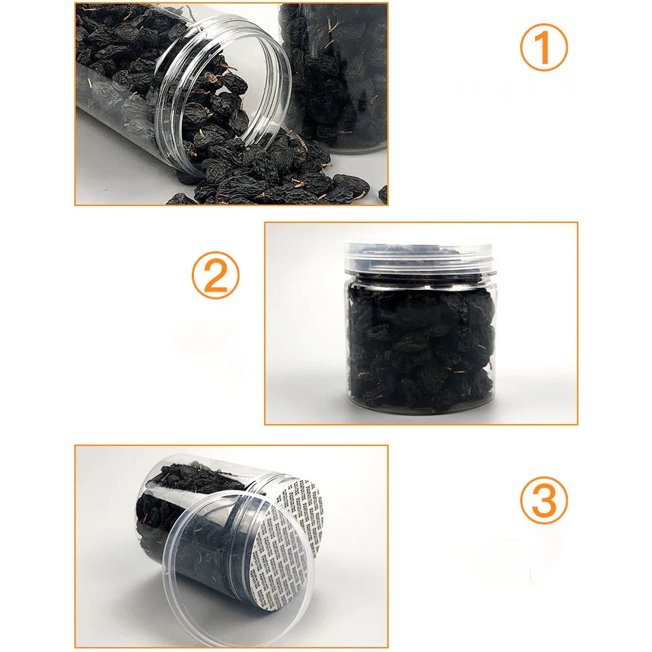 Modern Transparent Food Storage Bottle – Airtight PET/PE Kitchen Storage Jar