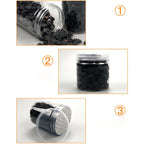 Modern Transparent Food Storage Bottle – Airtight PET/PE Kitchen Storage Jar
