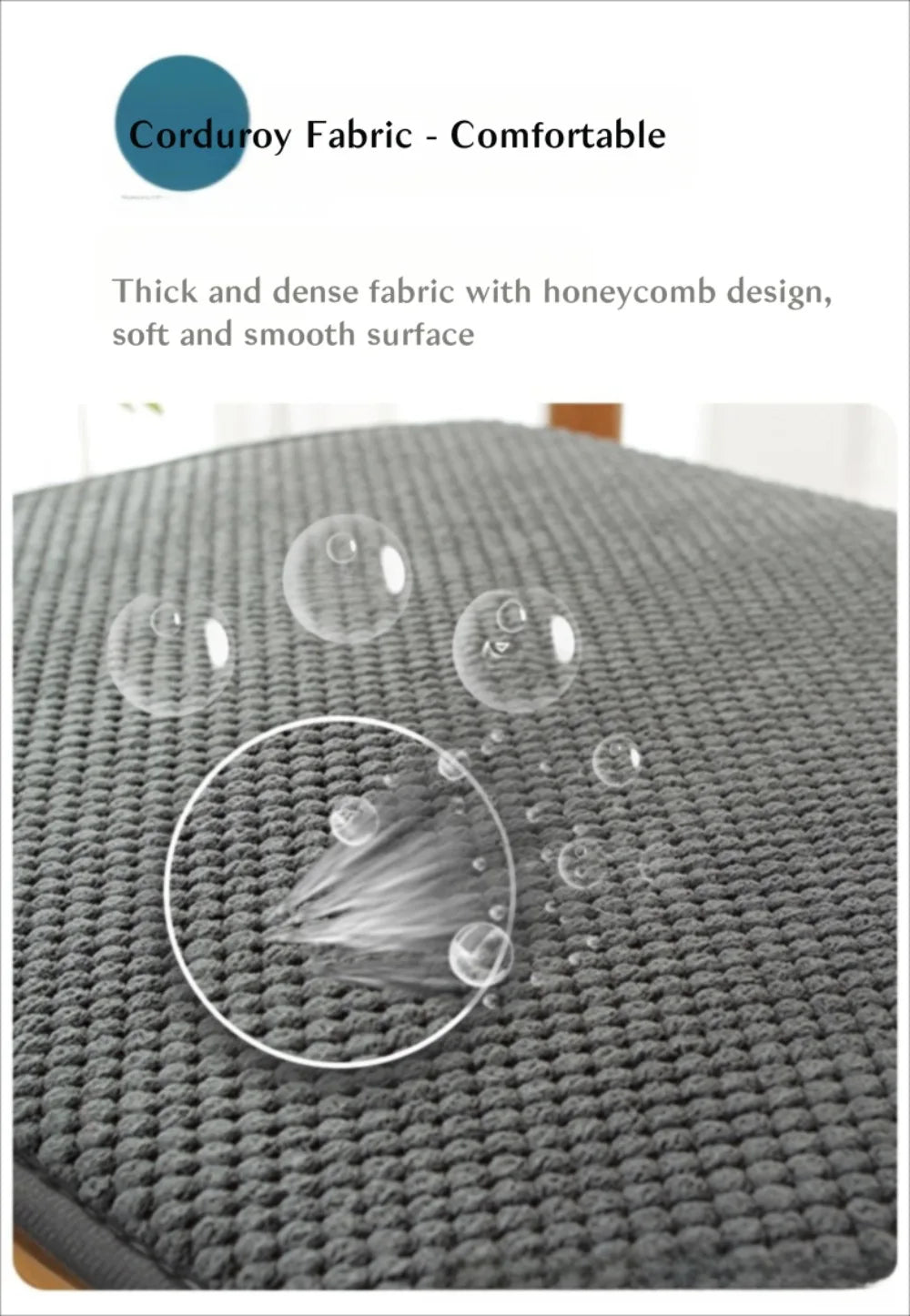 Breathable Latex Foam Seat Cushion – Soft Dining Chair Cushion