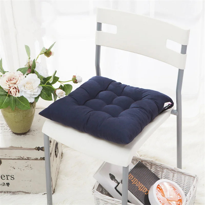 Square Anti-Decubitus Seat Cushion – Handmade Cotton Chair Pad