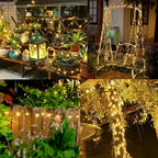 Solar LED Holiday Light IP65 Waterproof Battery-Included Modern Style