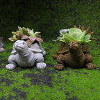 Cartoon Turtle Resin Succulent Flower Pot
