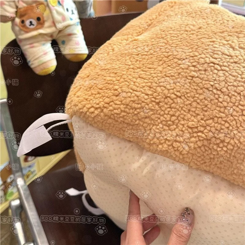 Breathable Cotton Seat Cushion Knitted Polyester Cover for Adults