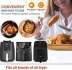 Air Fryer Disposable Parchment Paper – Non-Stick, Eco-Friendly Liners