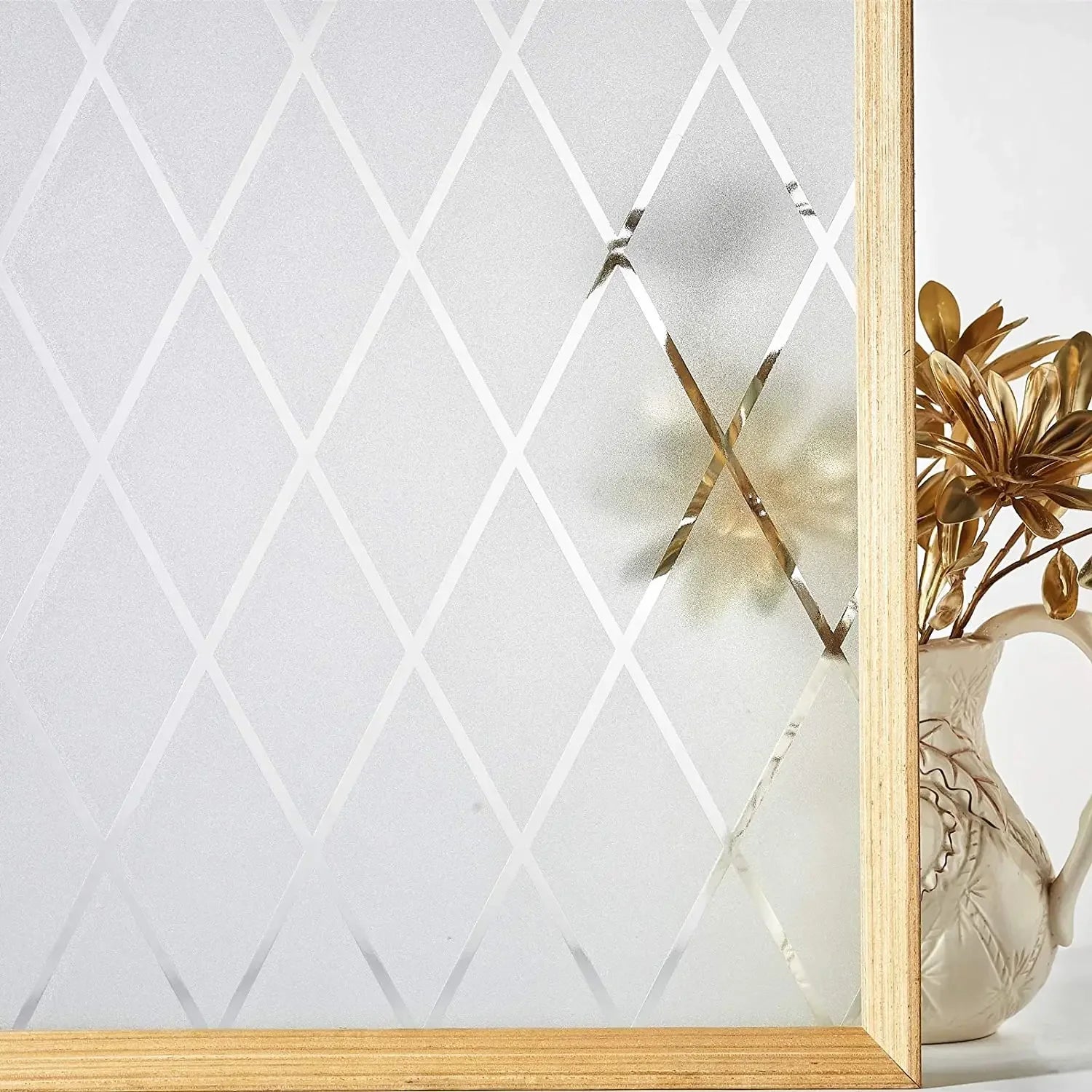 3D Matte Privacy Window Film Frosted Static Cling Glass Cover