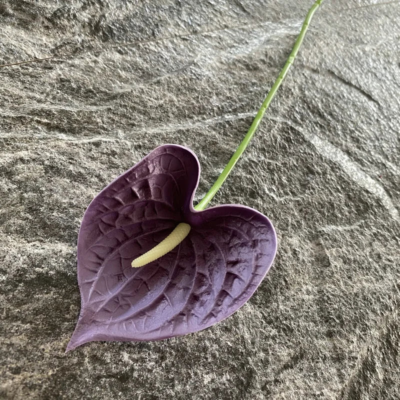 3D Printing Anthurium Artificial Flower – Wedding & Home Decor, 33cm Faux Palm