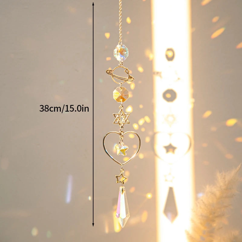 Crystal Dreamcatcher Sun Catcher Wall & Garden Hanging Decor
